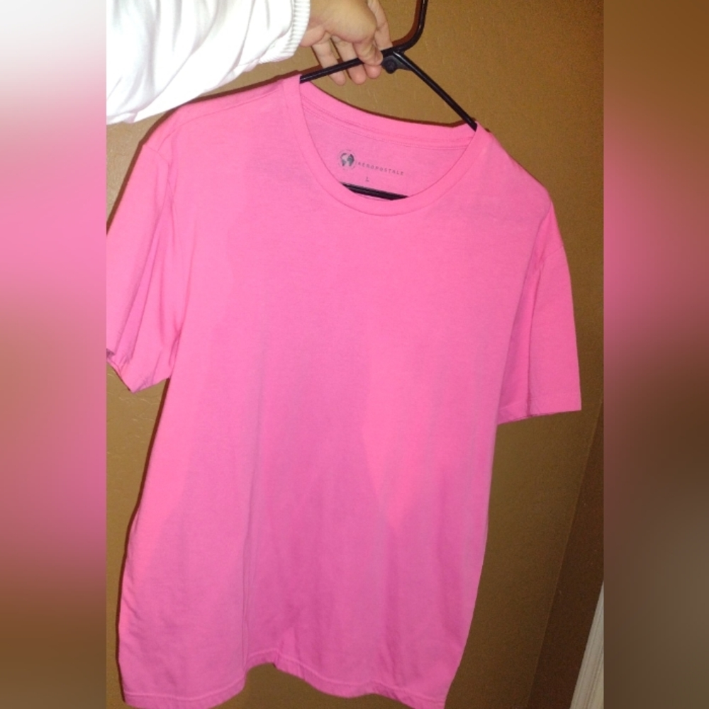 Aeropostale men's pink shirt